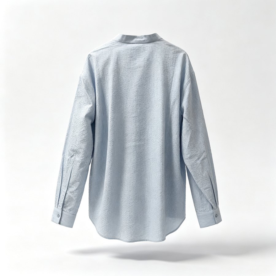 Oversized poplin shirt