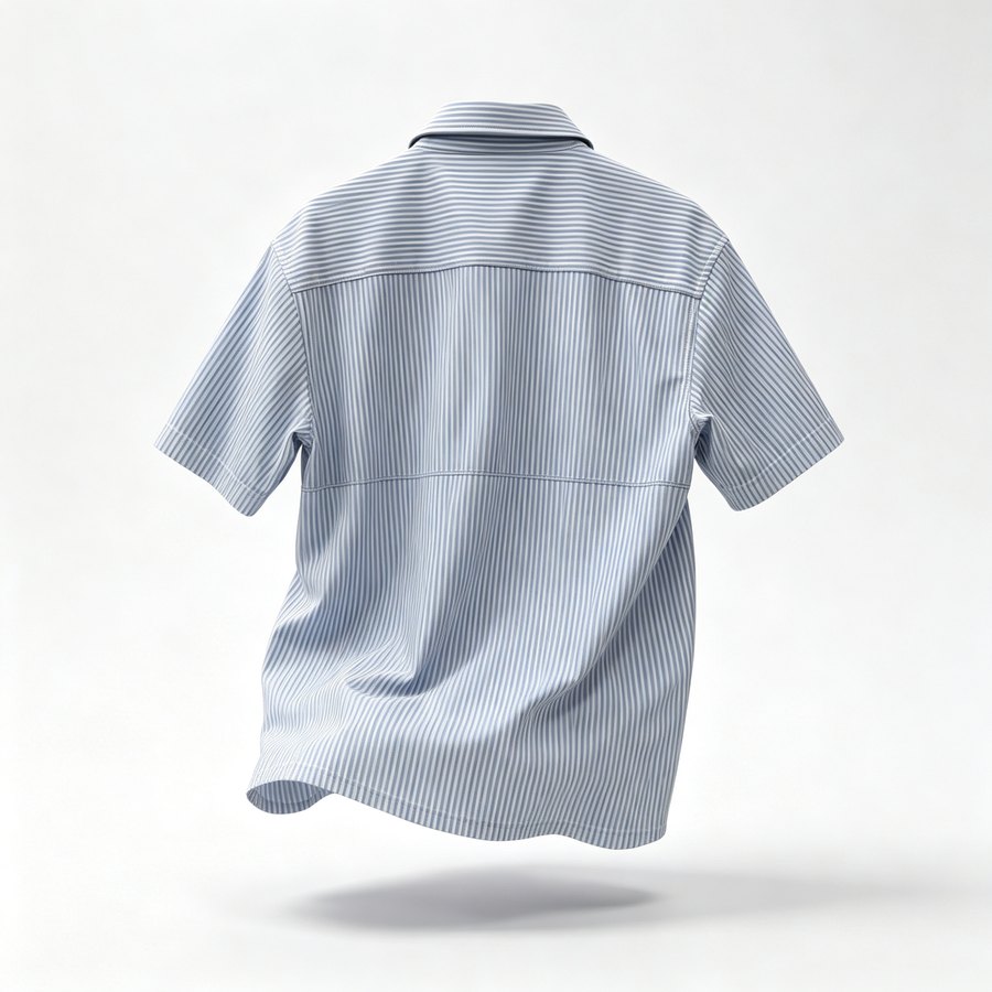 Short-sleeve camp shirt